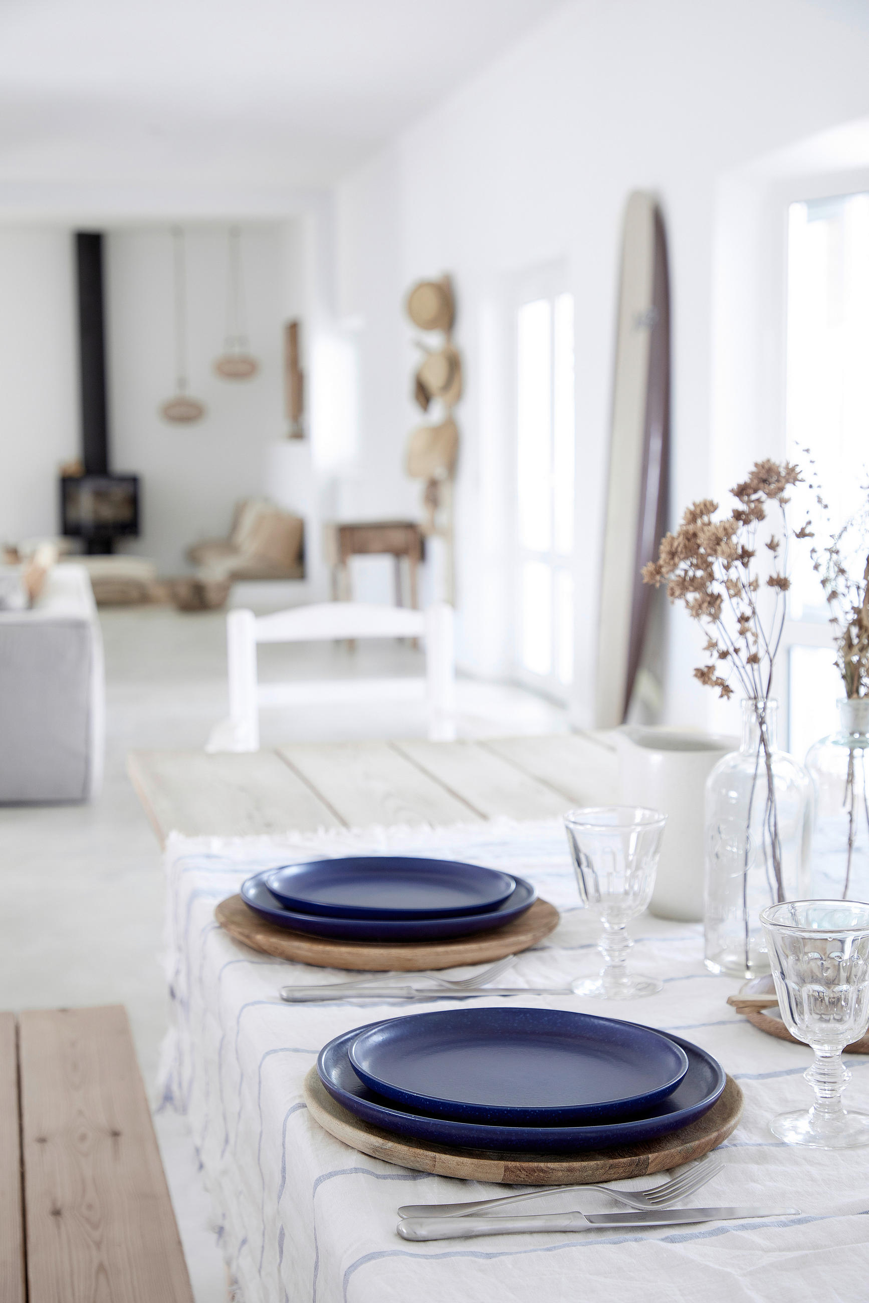 KRUG    - Dunkelblau, Basics, Keramik (21/18/14cm) - Costa Nova