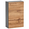 HÄNGESCHRANK 40/64/20 cm  - Eichefarben/Graphitfarben, KONVENTIONELL, Holzwerkstoff (40/64/20cm) - Held