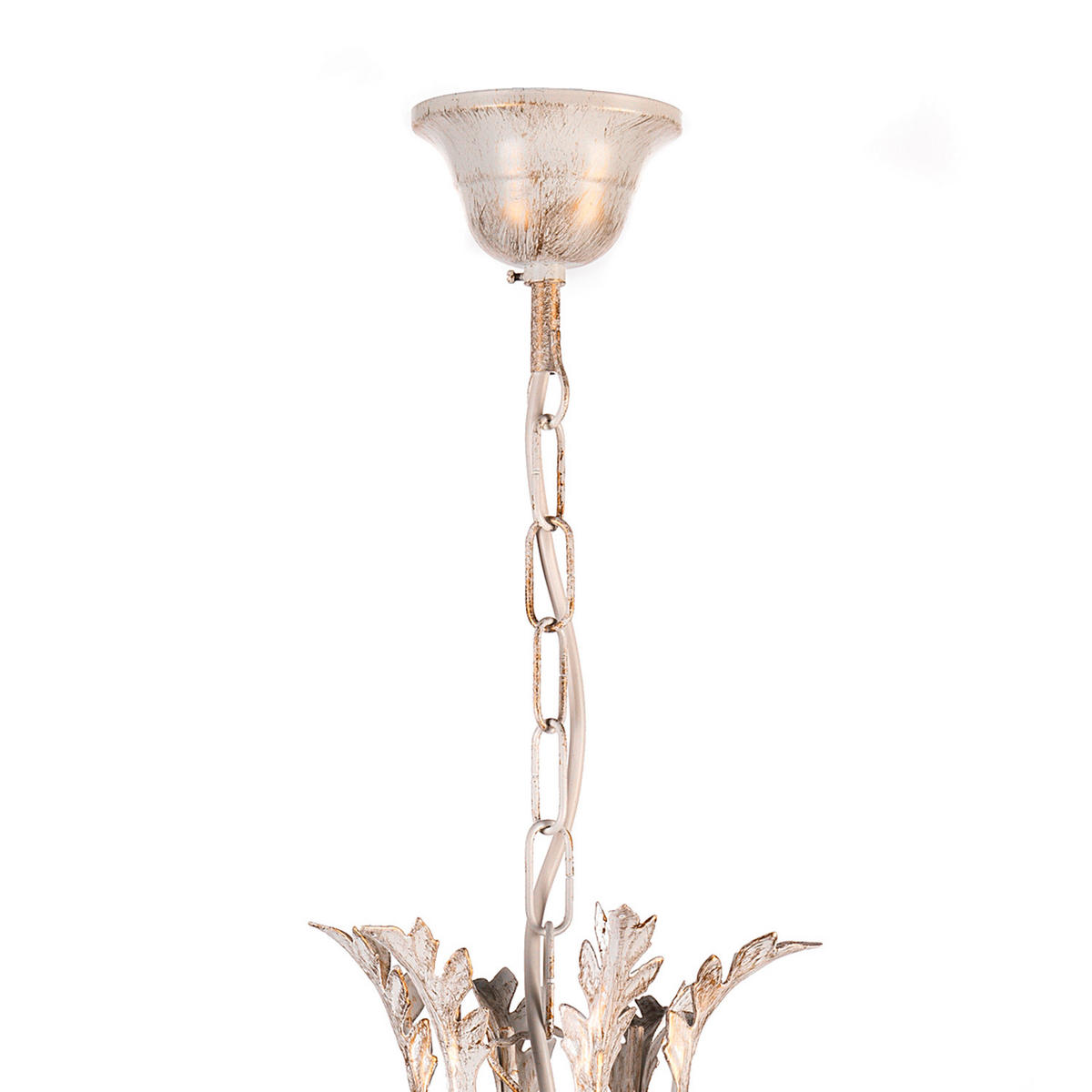 HÄNGELEUCHTE 45/105 cm   - Weiß, KONVENTIONELL, Metall (45/105cm)