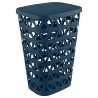 SZENNYESTARTÓ - sötétkék, Basics, műanyag (42,6/60,1/34,5cm) - Curver