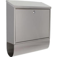 BRIEFKASTEN Edelstahlfarben  - Edelstahlfarben, KONVENTIONELL, Metall (36.5/41.5/11.5cm) - ROTTNER