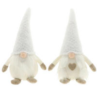 PATULJAK DEKORATIVNI - bijela/krem, Basics, tekstil (19/13/39cm)