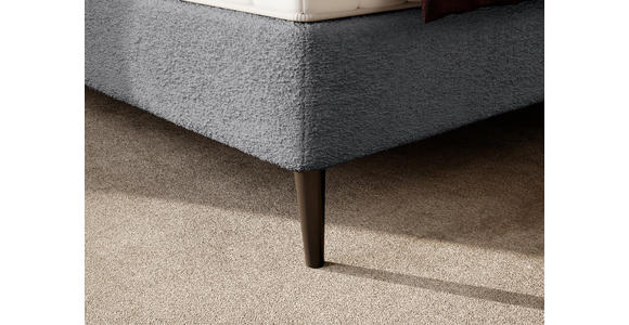 BOXSPRINGBETT 180/200 cm in Greige - Greige/Schwarz, Design, Holz/Holzwerkstoff (180/200cm) - Esposa