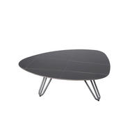 LOUNGETISCH 88/110/31,5 cm  - Schwarz/Grau, MODERN, Metall (88/110/31,5cm) - Gardenson