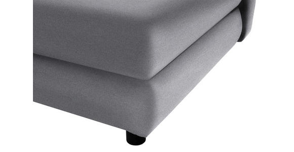 SCHLAFSOFA Taras  mit Stoffauswahl Webstoff Hellgrau  - Hellgrau/Schwarz, Design, Kunststoff/Textil (197/77/81cm) - Xora