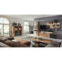 WOHNWAND Kernbuche vollmassiv Anthrazit, Buchefarben - Anthrazit/Buchefarben, Design, Glas/Holz (308/206/49cm) - Valnatura