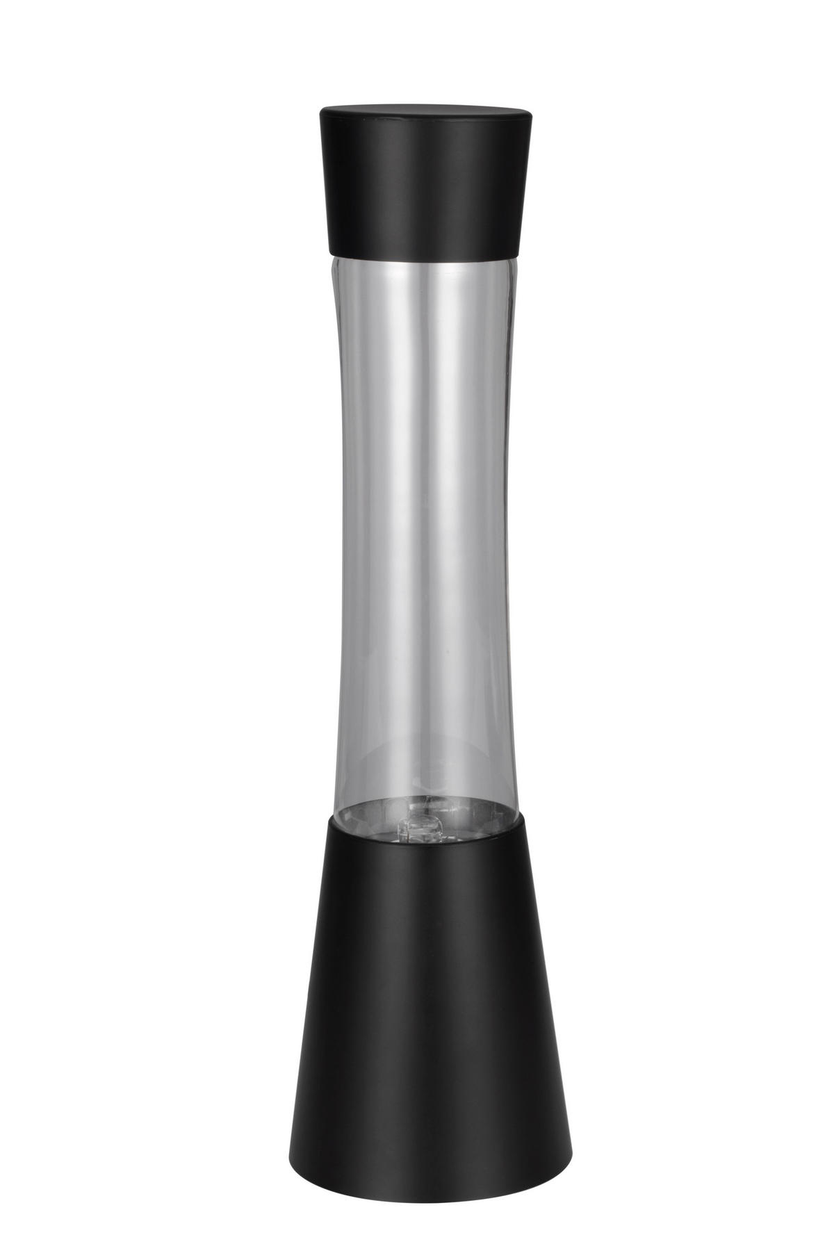 DEKORAČNÍ LED SVÍTIDLO - černá, Trend, plast/sklo (10,9/39,1cm) - Novel