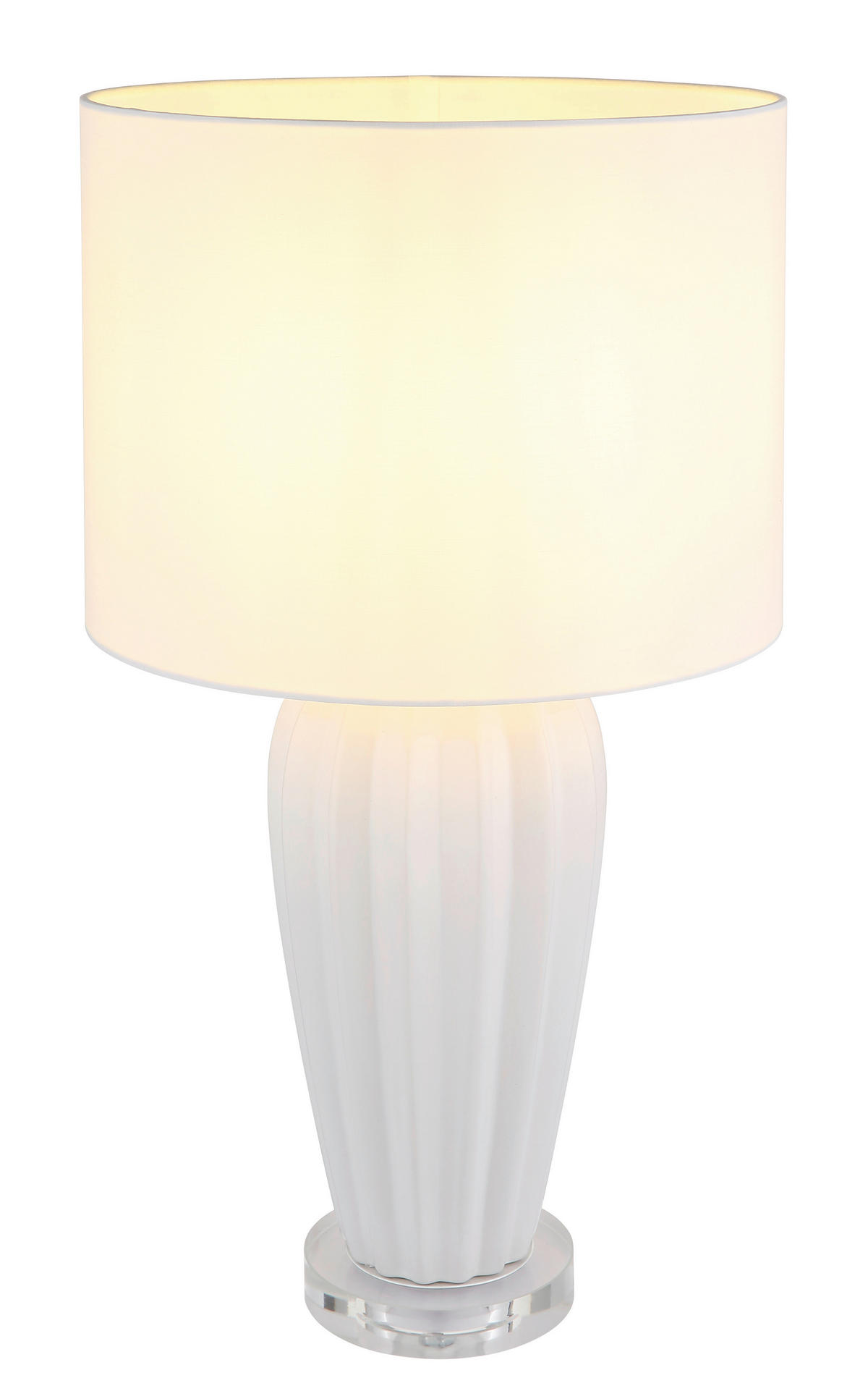 NAMIZNA SVETILKA        35/59 cm       - barve kroma/bela, Konvencionalno, kovina/tekstil (35/59cm) - Globo