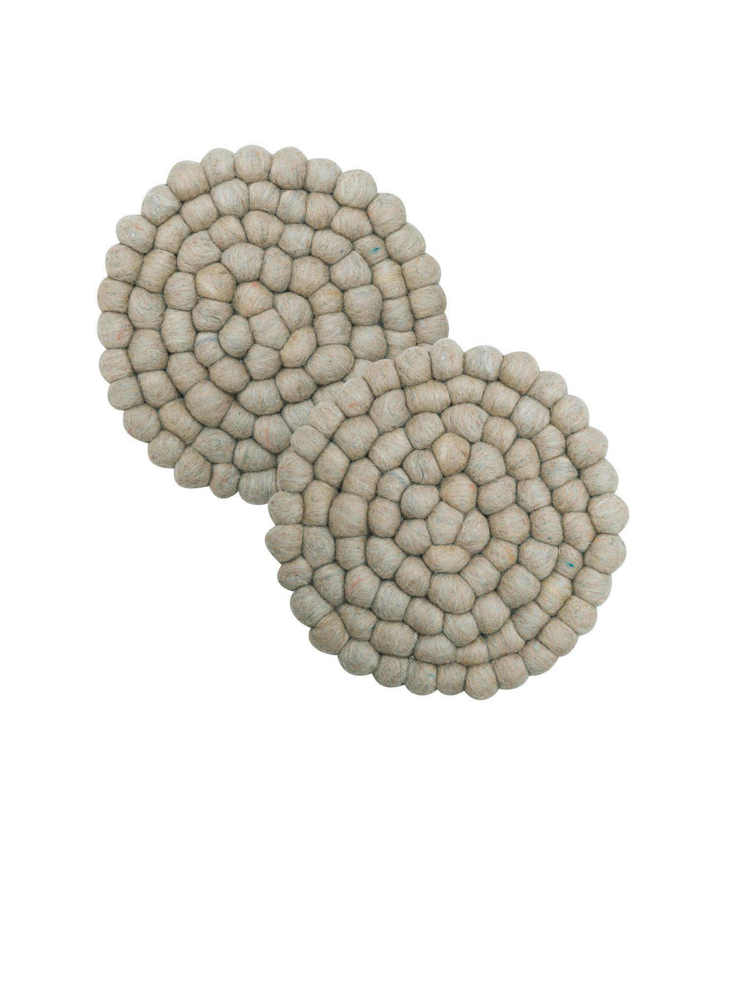 TOPFUNTERSETZER   - Weiß, Basics, Textil (20/2cm)