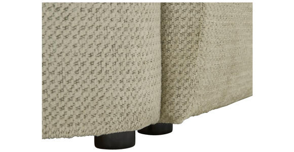 ECKSOFA  in Chenille Beige  - Beige/Schwarz, MODERN, Kunststoff/Textil (179/287cm) - Carryhome