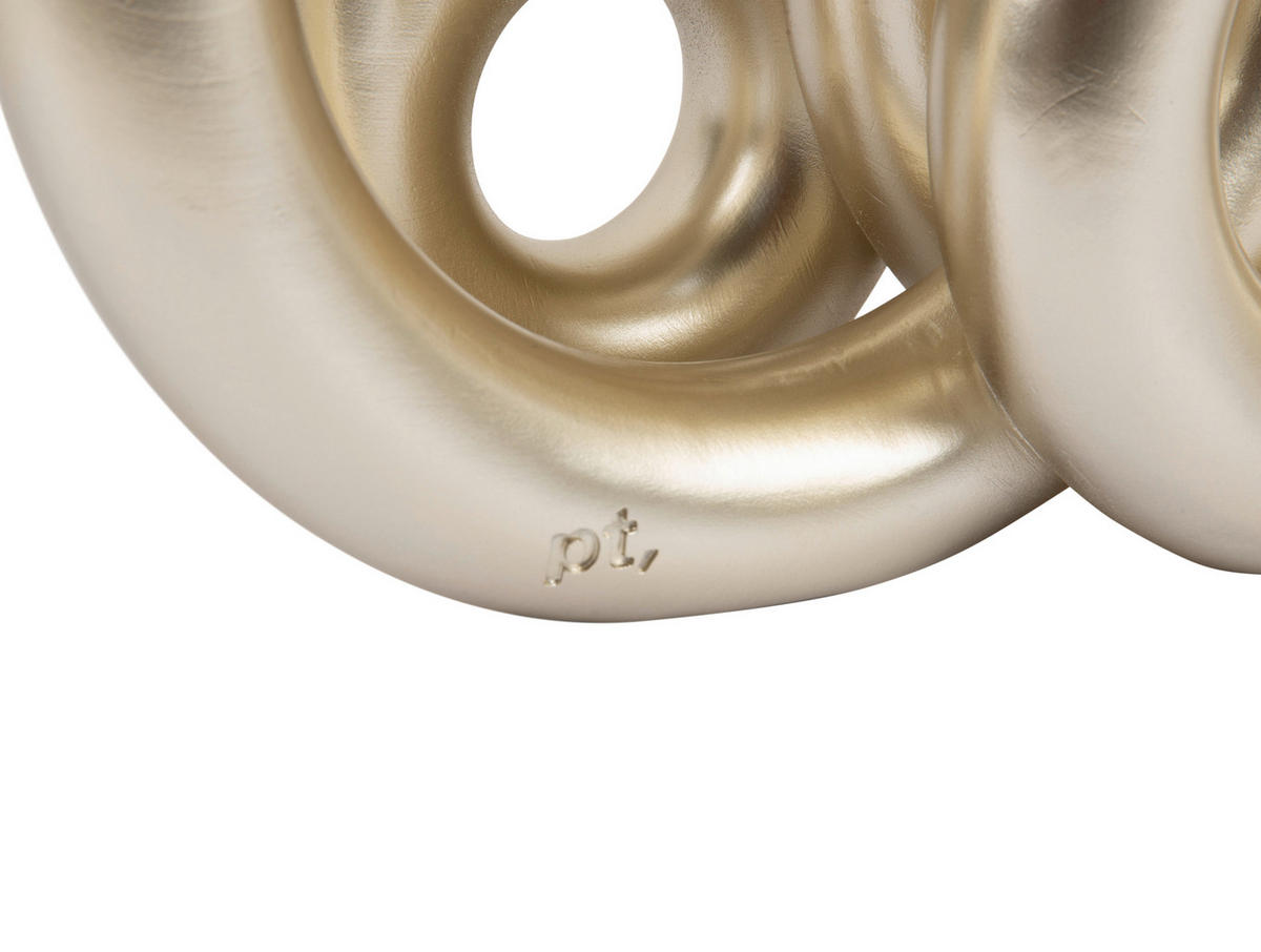 KERZENHALTER - Goldfarben, Basics, Stein (35/32,5/13,5cm) - Present Time