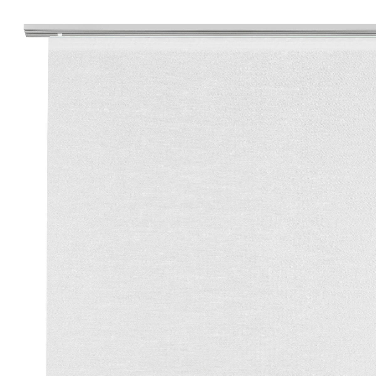 FLÄCHENVORHANG   halbtransparent   60/245 cm  - Weiß, KONVENTIONELL, Textil (60/245cm) - Novel