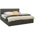 POLSTERBETT Lattenrost, Bettkasten Dunkelgrau 180/200 cm  - Dunkelgrau, MODERN, Holz/Textil (180/200cm) - Carryhome