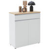 KOMMODE 90/102/41 cm  in Grau  - Eichefarben/Schwarz, Design, Holz/Holzwerkstoff (90/102/41cm) - Dieter Knoll