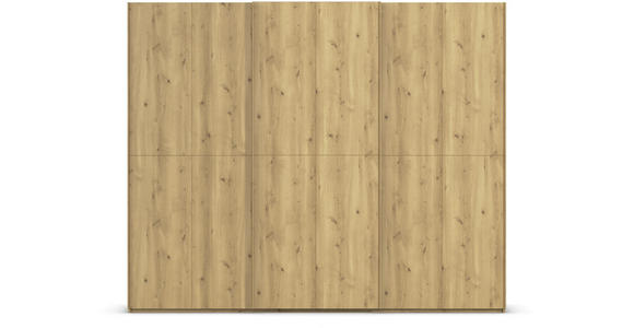 SCHWEBETÜRENSCHRANK 270/223/68 cm 3-türig Eichefarben  - Eichefarben, Design, Holz/Holzwerkstoff (270/223/68cm) - Novel