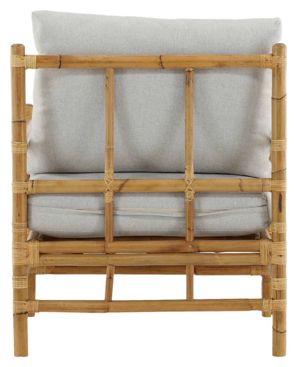 LOUNGESESSEL in Holz Hellbraun  - Hellbraun, KONVENTIONELL, Holz/Textil (78/88/77cm) - Gardenson