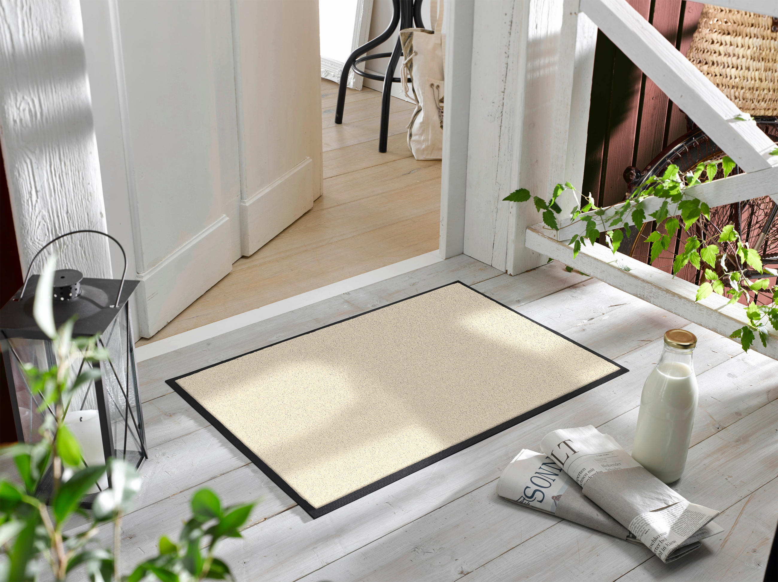 OTIRAČ 50/75 cm boje šampanjca Champagner - boje šampanjca, Konvencionalno, tekstil/plastika (50/75cm) - wash+dry