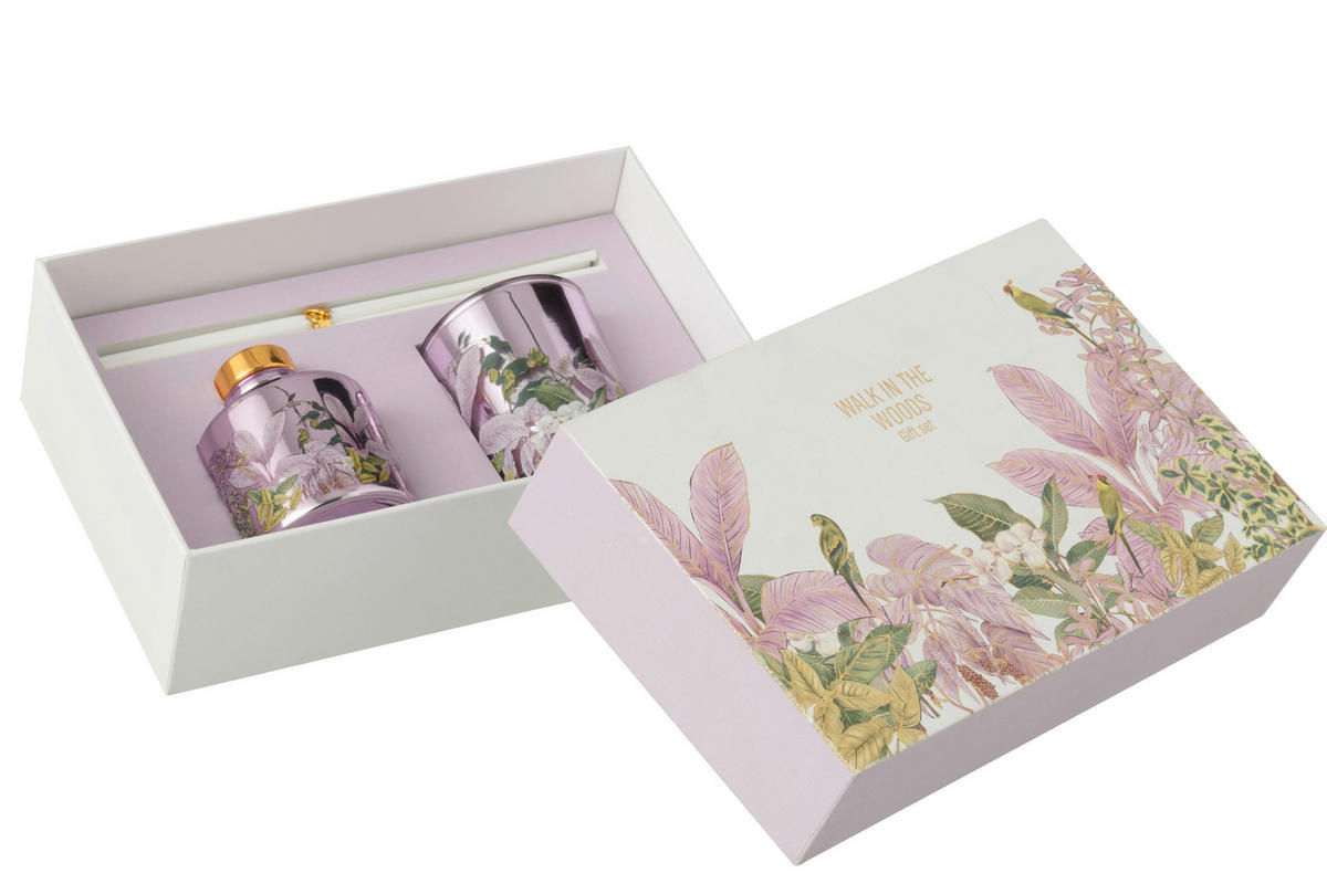 DUFTSET  - Pink, Basics, Naturmaterialien (20/6/12,5cm)