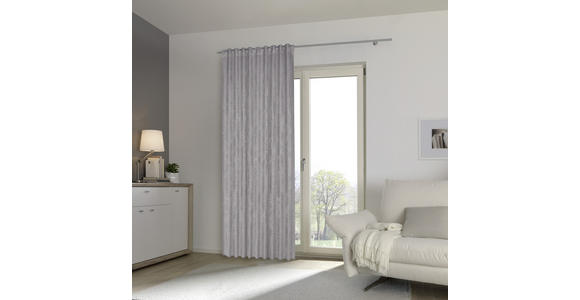 FERTIGVORHANG Verdunkelung - Grau, KONVENTIONELL, Textil (135/245cm) - Esposa