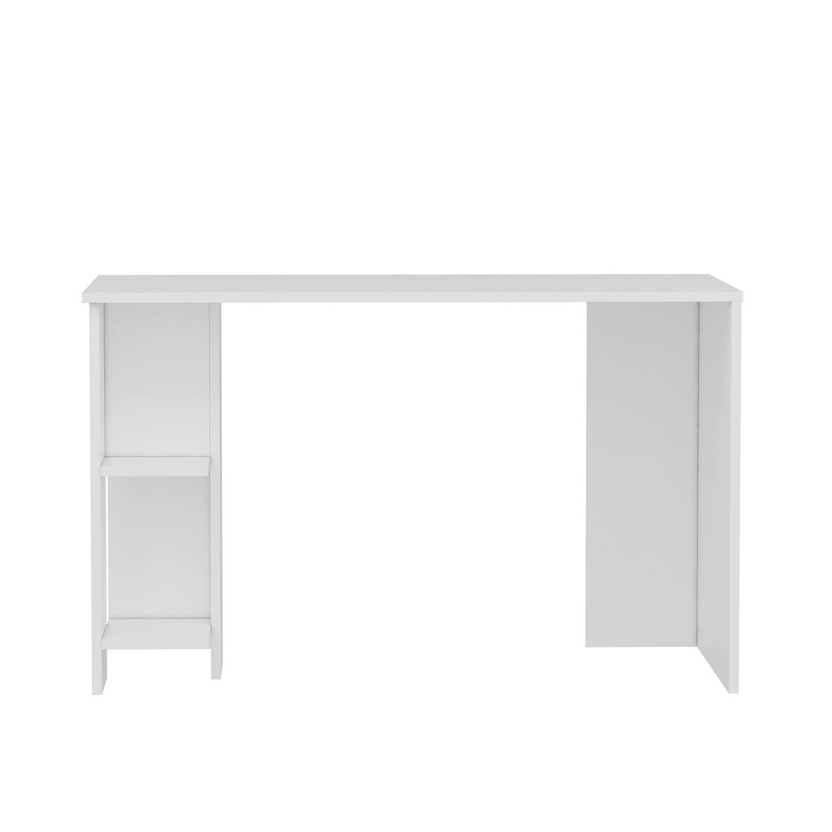 SCHREIBTISCH 120/60/73 cm Weiss  - Weiss, Design, Holzwerkstoff (120/60/73cm) - Livetastic