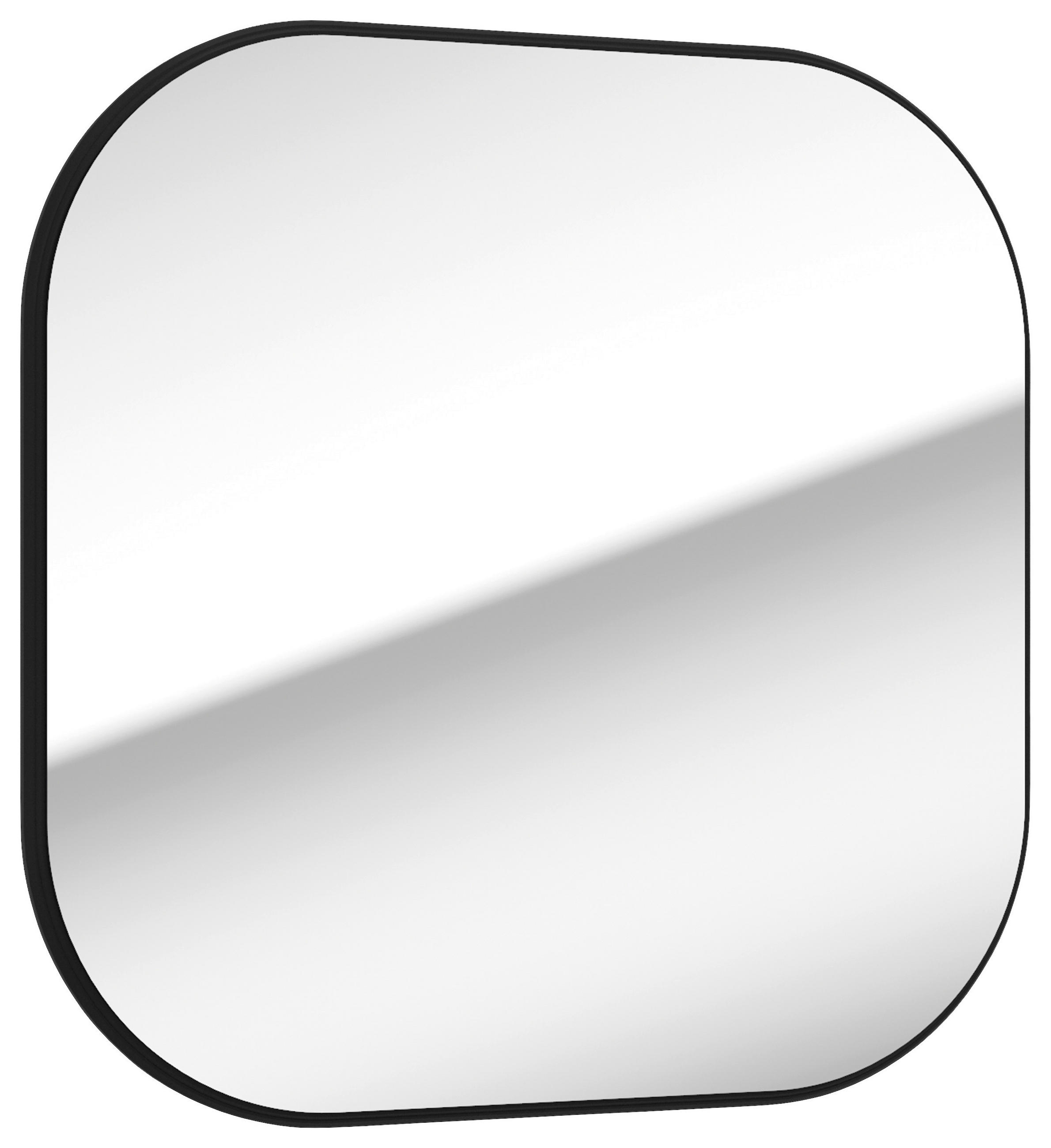 WANDSPIEGEL 60/60/2,1 cm  - Schwarz, MODERN, Glas/Holzwerkstoff (60/60/2,1cm) - MID.YOU