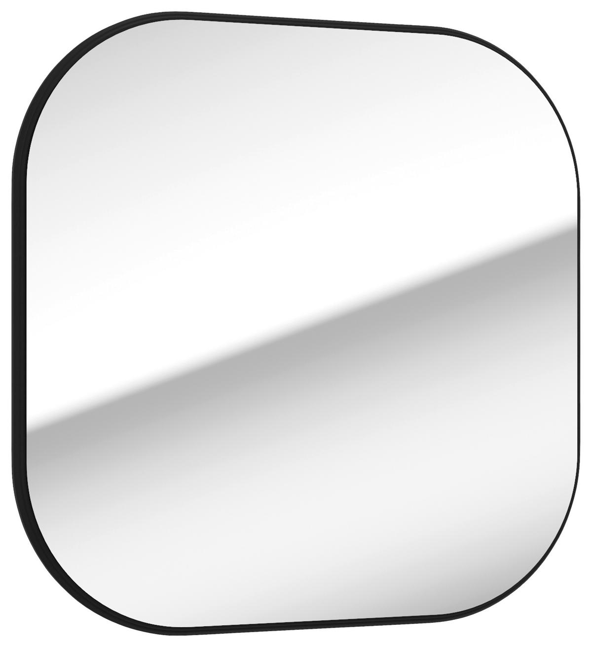 WANDSPIEGEL 60/60/2,1 cm  - Schwarz, MODERN, Glas/Holzwerkstoff (60/60/2,1cm) - MID.YOU