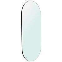 WANDSPIEGEL 70/150/1,6 cm    in oval  - Klar, Design, Glas/Holzwerkstoff (70/150/1,6cm) - MID.YOU