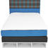 BOXSPRINGBETT 120/200 cm in Blau, Schwarz, Weiß - Blau/Alufarben, KONVENTIONELL, Holzwerkstoff/Kunststoff (120/200cm) - Bentley BOXSPRINGBETT 120/200 cm in Blau, Schwarz, Weiß - Blau/Alufarben, KONVENTIONELL, Holzwerkstoff/Kunststoff (120/200cm) - Bentley