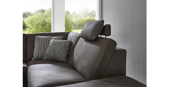 WOHNLANDSCHAFT in Textil Blau - Blau/Alufarben, Design, Textil/Metall (275/242cm) - Dieter Knoll