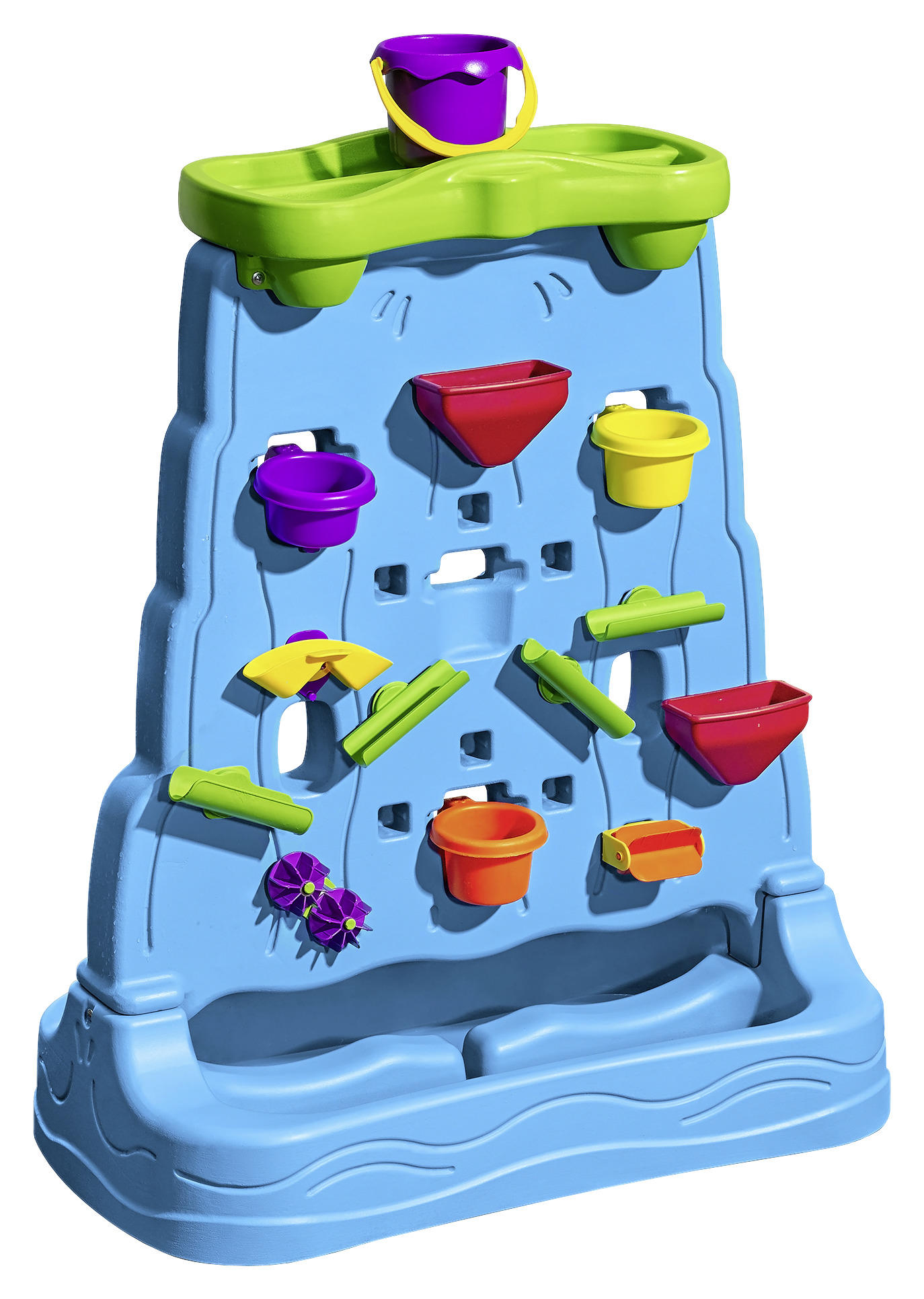 WASSERSPIELWAND DISCOVERY WALL Blau  - Blau, KONVENTIONELL, Kunststoff (71,12/84,45/41,27cm)