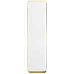 WANDSPIEGEL 31/120/3,5 cm    - Goldfarben, Trend, Glas/Metall (31/120/3,5cm) - Xora