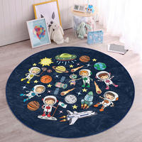 KINDERTEPPICH 180/180 cm Multicolor rund  - Multicolor, Basics, Textil (180/180cm)