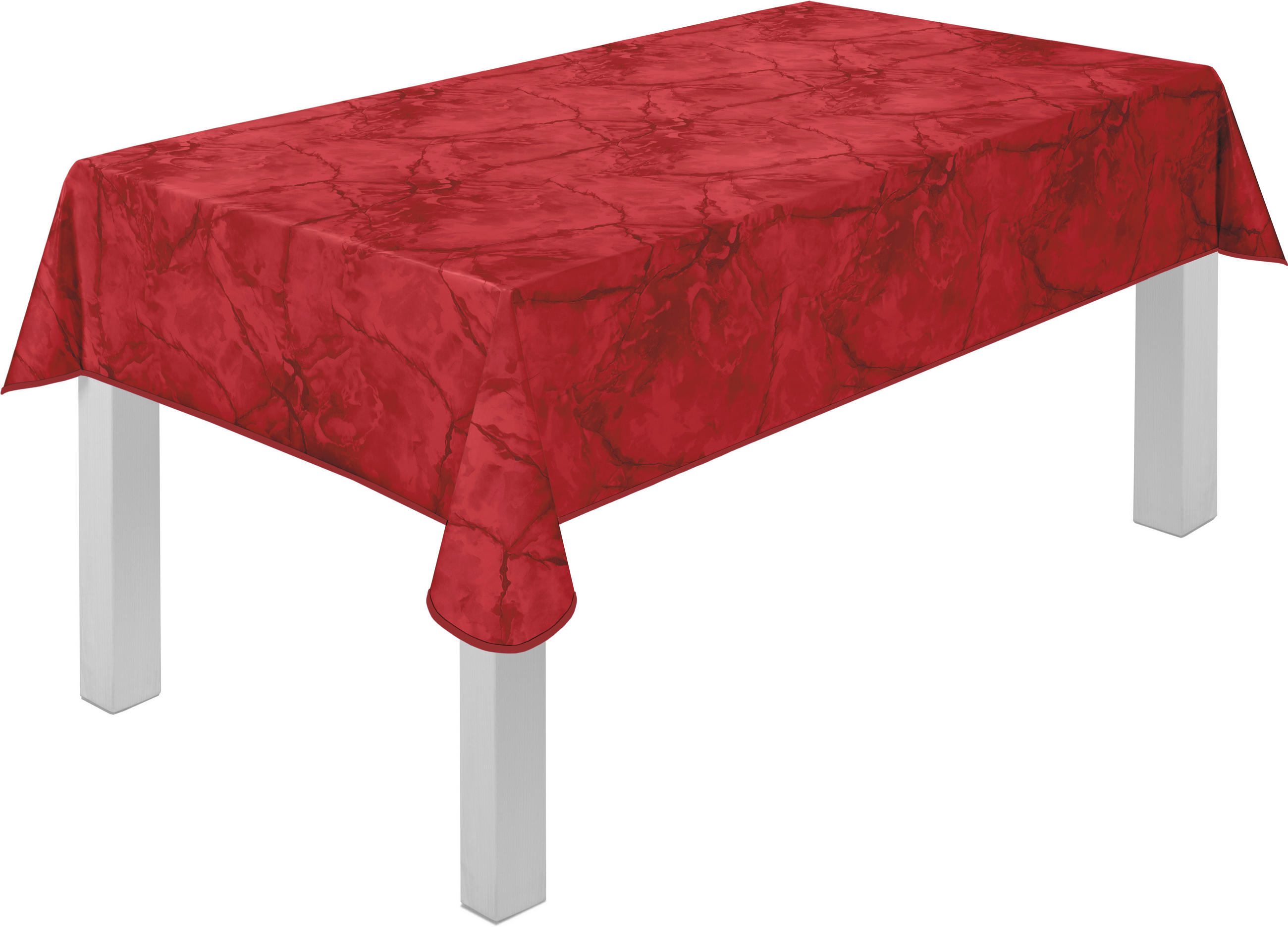 TISCHDECKE MILANO 130/220 cm  - Weinrot, KONVENTIONELL, Textil (130/220cm) - Peyer Syntex