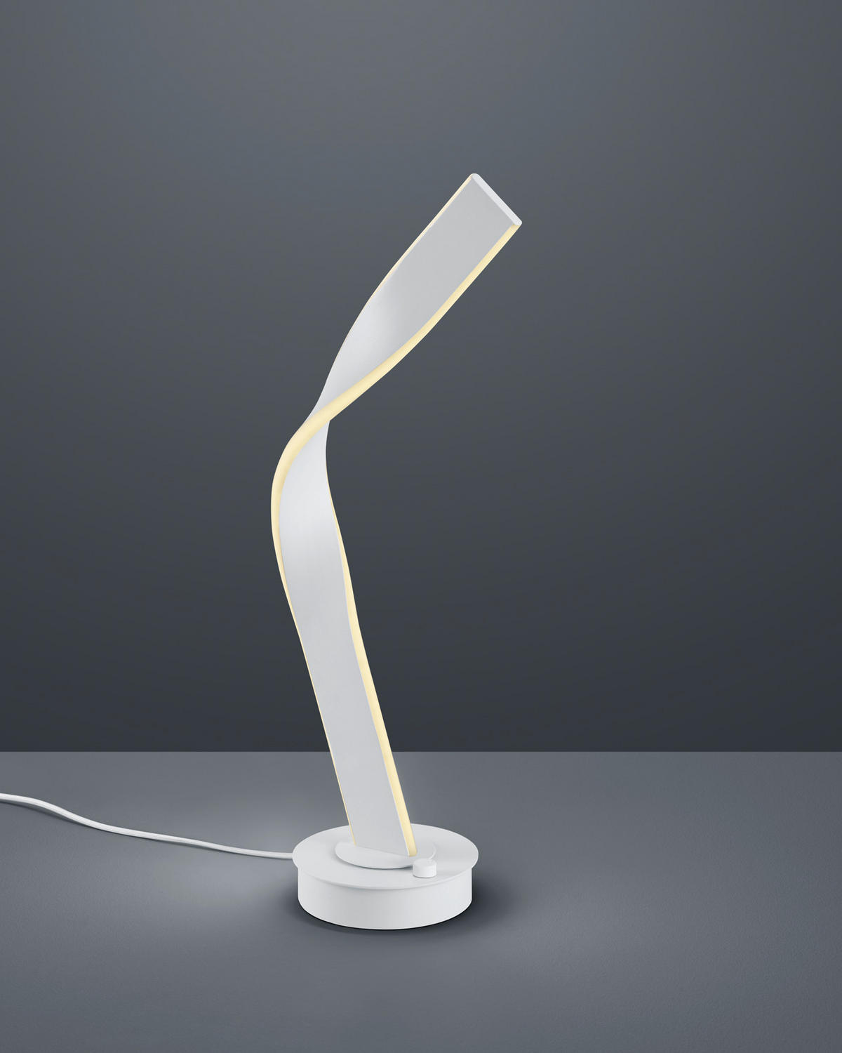 STONA LED LAMPA - bela, Dizajnerski, metal/plastika (64,5/23/16cm) - Cinque