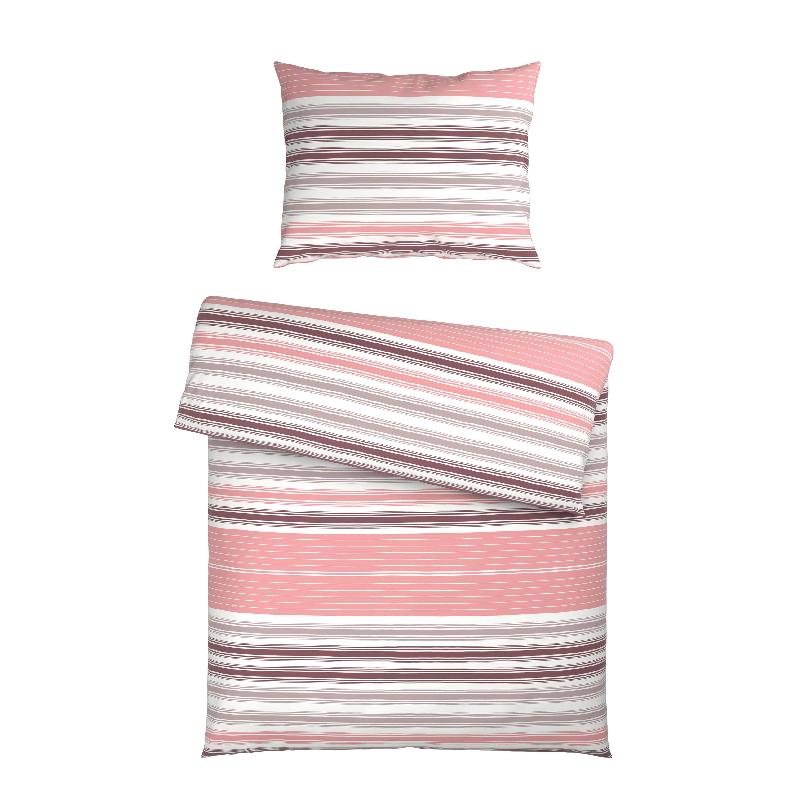 BETTWÄSCHE Satin 140/200 cm  - Rosa, KONVENTIONELL, Textil (140/200cm) - Esposa