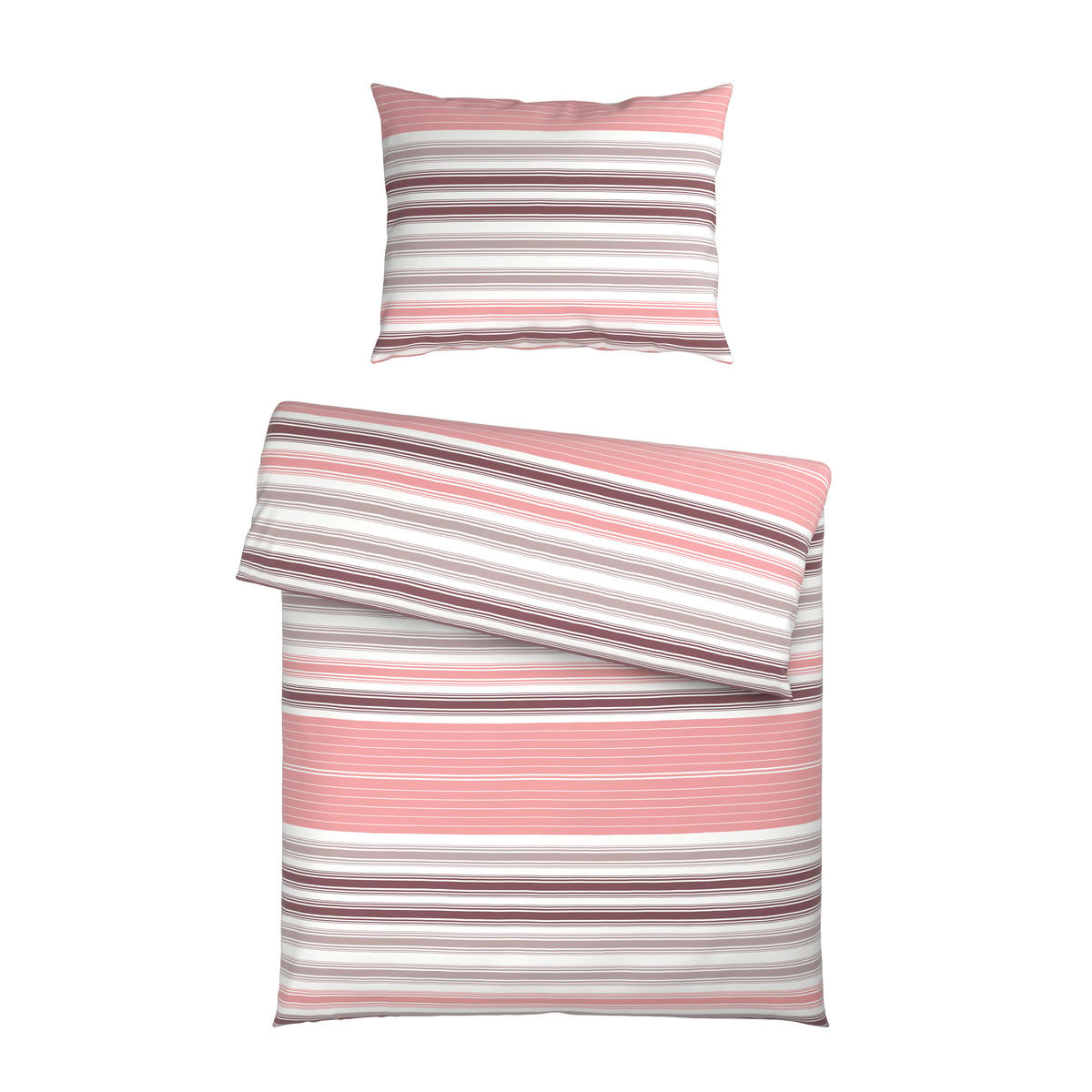 BETTWÄSCHE Satin 140/200 cm  - Rosa, KONVENTIONELL, Textil (140/200cm) - Esposa