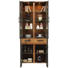 VITRINE in Grau, Pinienfarben - Anthrazit/Pinienfarben, Trend, Glas/Holzwerkstoff (89/212/42cm) - Hom`in VITRINE in Grau, Pinienfarben - Anthrazit/Pinienfarben, Trend, Glas/Holzwerkstoff (89/212/42cm) - Hom`in