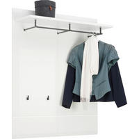 ELŐSZOBAPANEL 100/122/30 cm  - fehér/magasfényű fehér, Basics, faalapú anyag (100/122/30cm) - Hom`in