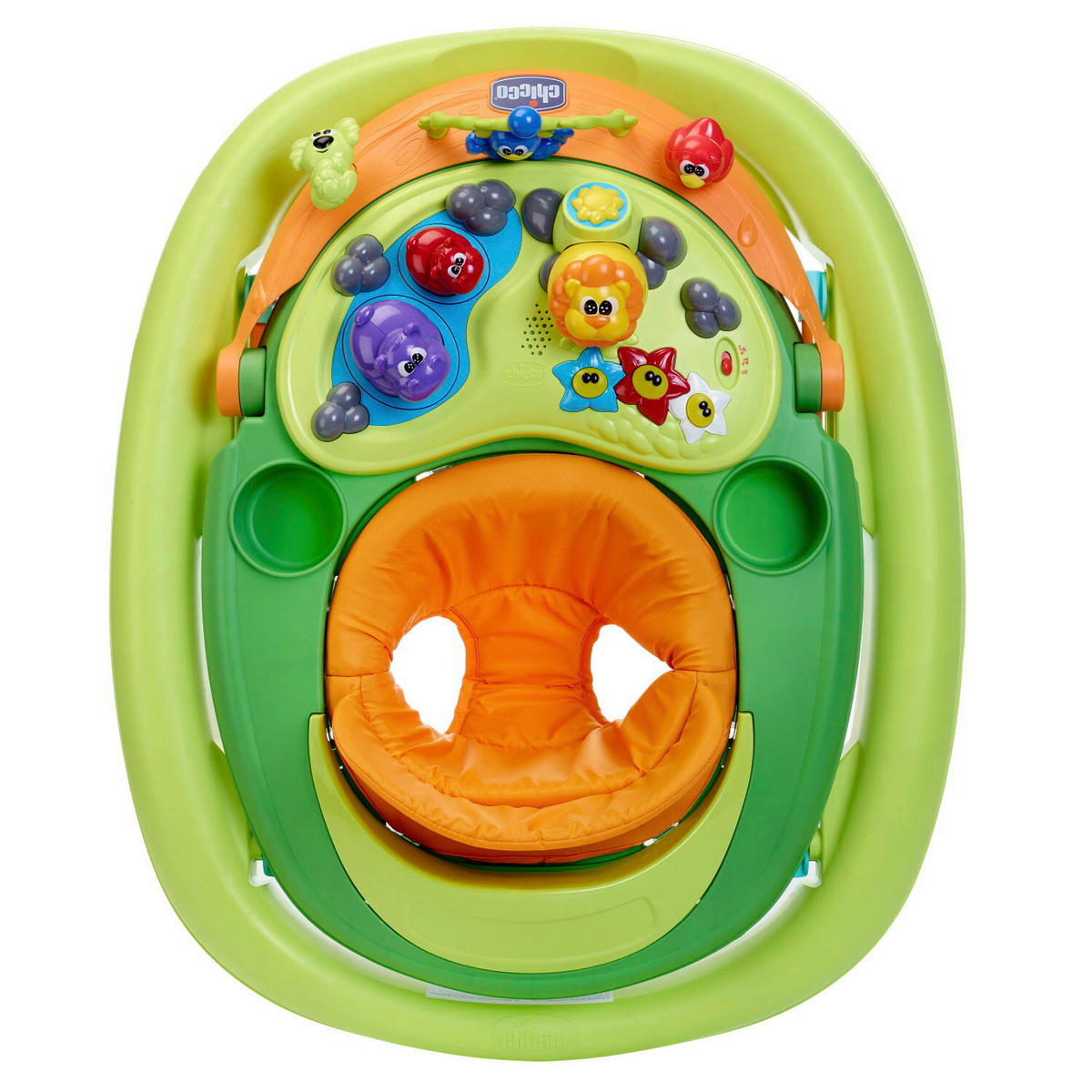 LAUFLERNWAGEN - Multicolor/Grün, Basics, Textil/Metall (47/45/81cm) - Chicco