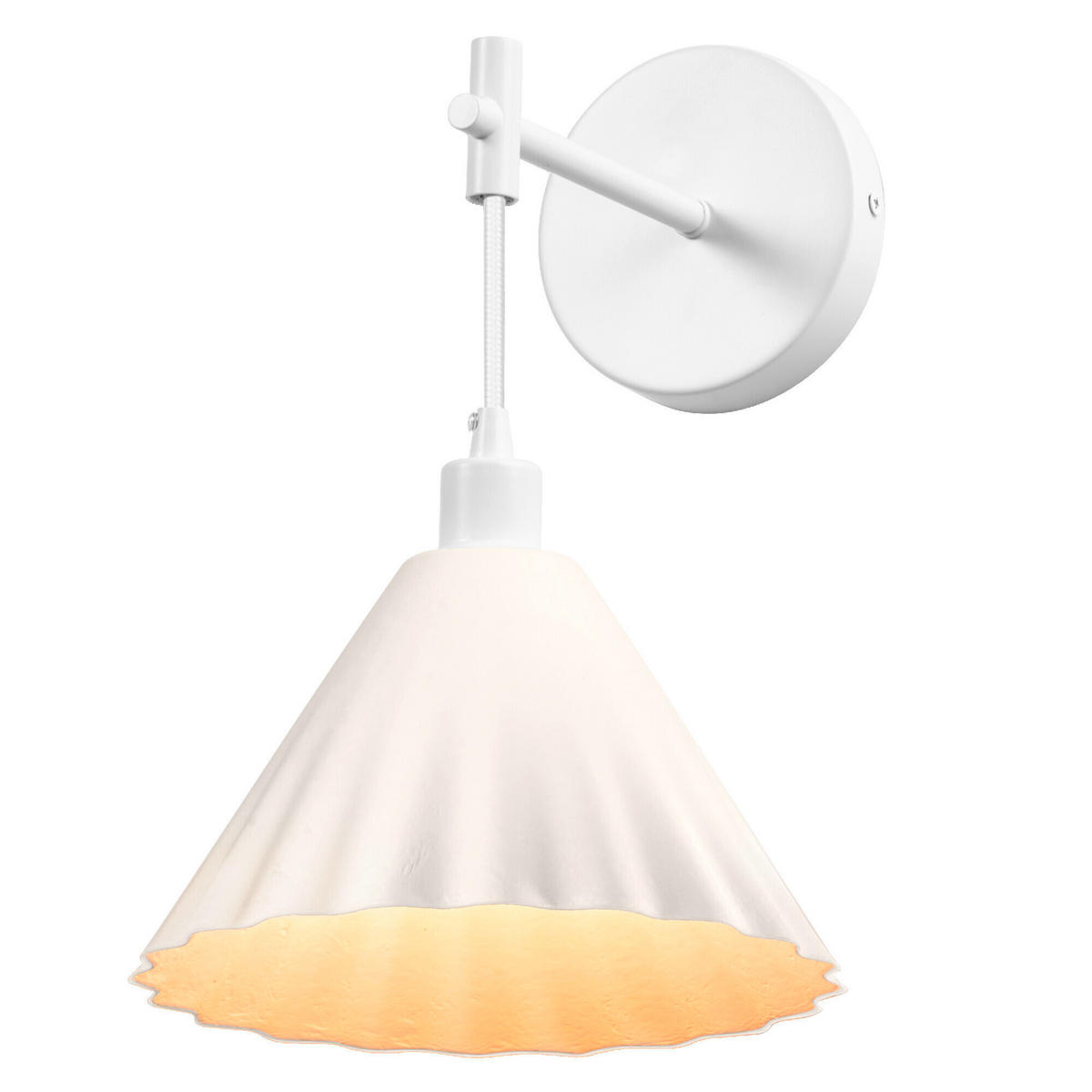 WANDLEUCHTE 21,8/26,2/33 cm   - KONVENTIONELL, Papier/Metall (21,8/26,2/33cm) - Ledvance