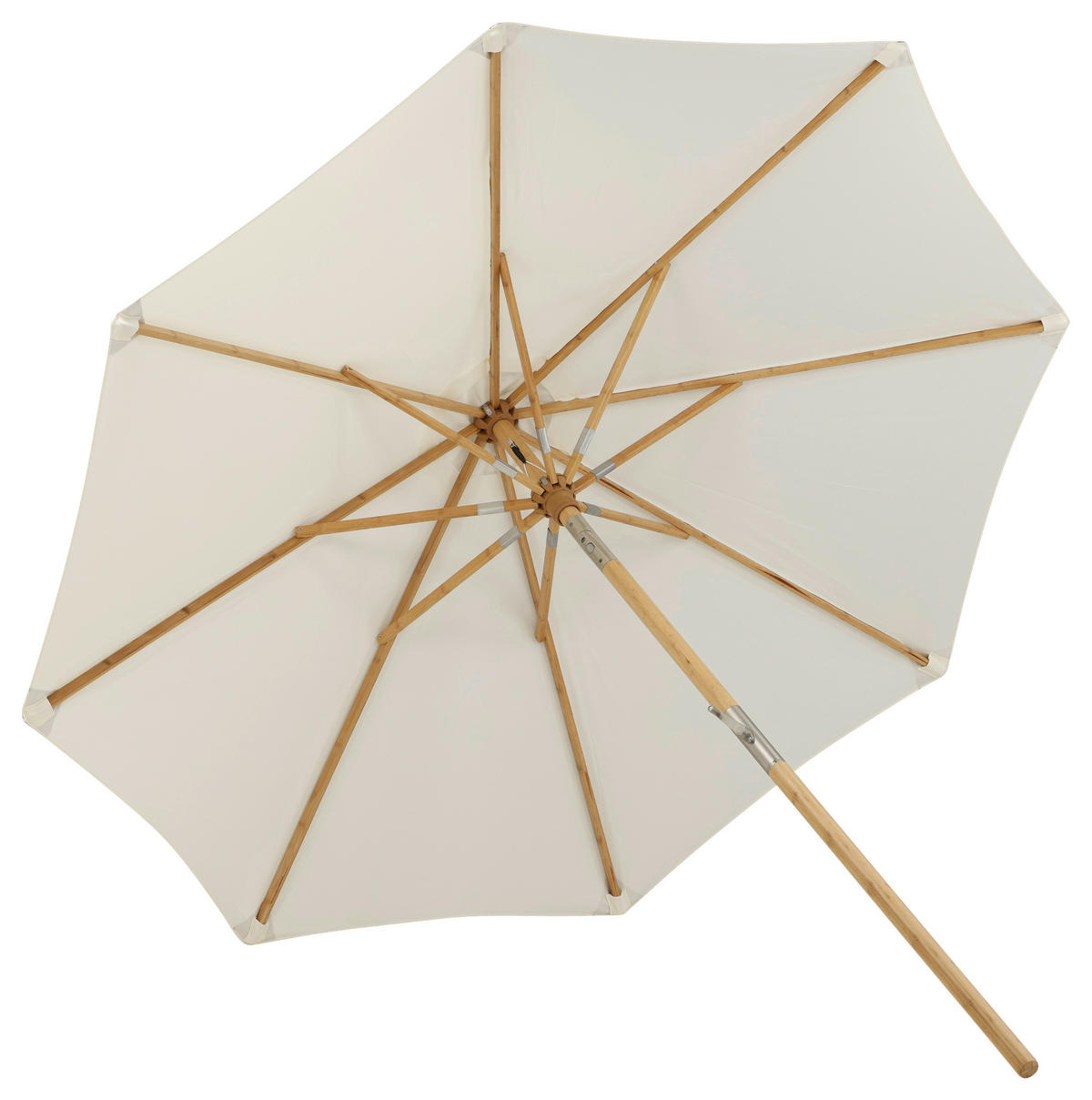SONNENSCHIRM 270 cm  - Weiß, KONVENTIONELL (270/250cm) - Gardenson