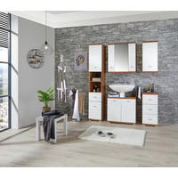 HÄNGESCHRANK 35/70/25 cm  - Eichefarben/Alufarben, KONVENTIONELL, Holzwerkstoff/Kunststoff (35/70/25cm) - MID.YOU