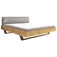 BETT 180/200 cm,  in Fichtefarben,  - Fichtefarben/Hellgrau, MODERN, Holz (180/200cm) - MID.YOU