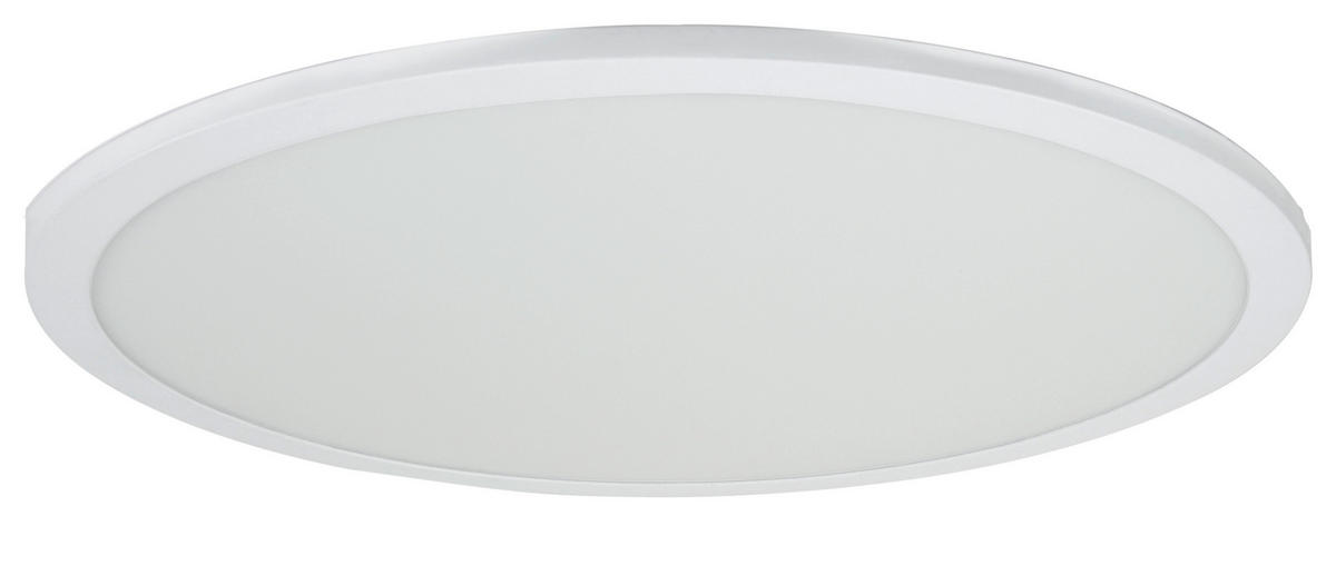 LED-DECKENLEUCHTE Panel Round 60/1,5 cm   - Weiß, Basics, Kunststoff/Metall (60/1,5cm)