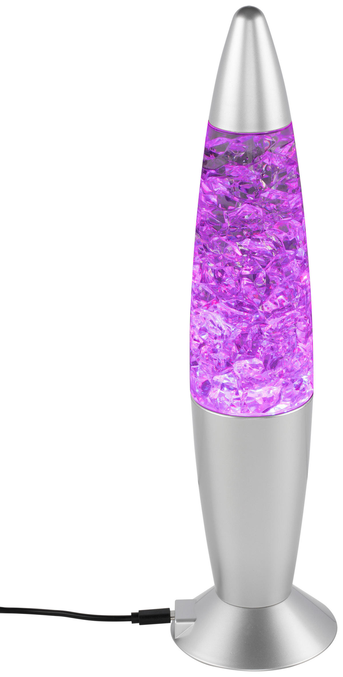 DEKORAČNÉ LED SVIETIDLO - strieborná, Lifestyle, plast (8,5/32,5cm) - Xora