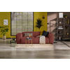 3-SITZER-SOFA Cord Rot  - Rot/Schwarz, Design, Kunststoff/Textil (247/75/104cm) - MID.YOU