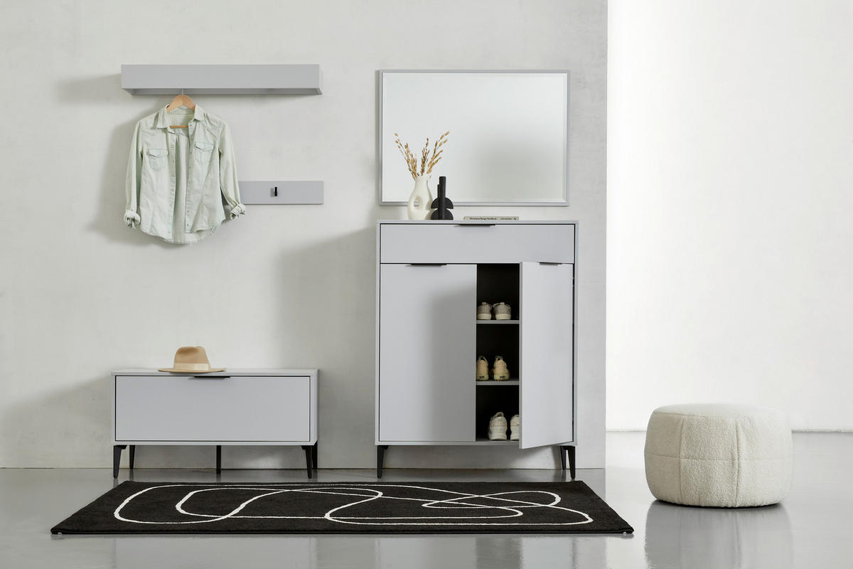 WANDSPIEGEL 91,6/65/2 cm  - Modern, Glas/Kunststoff (91,6/65/2cm) - Hom`in