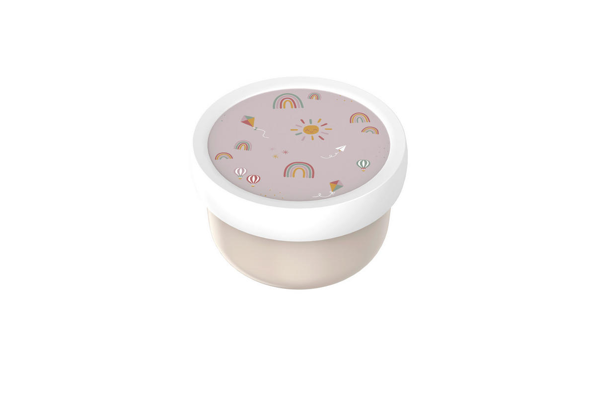 PAUSENSET lunchset campus (pu+bd+fb) sunshine&rainbow  - Multicolor/Creme, KONVENTIONELL, Kunststoff (24/6.8/24.4cm) - Mepal