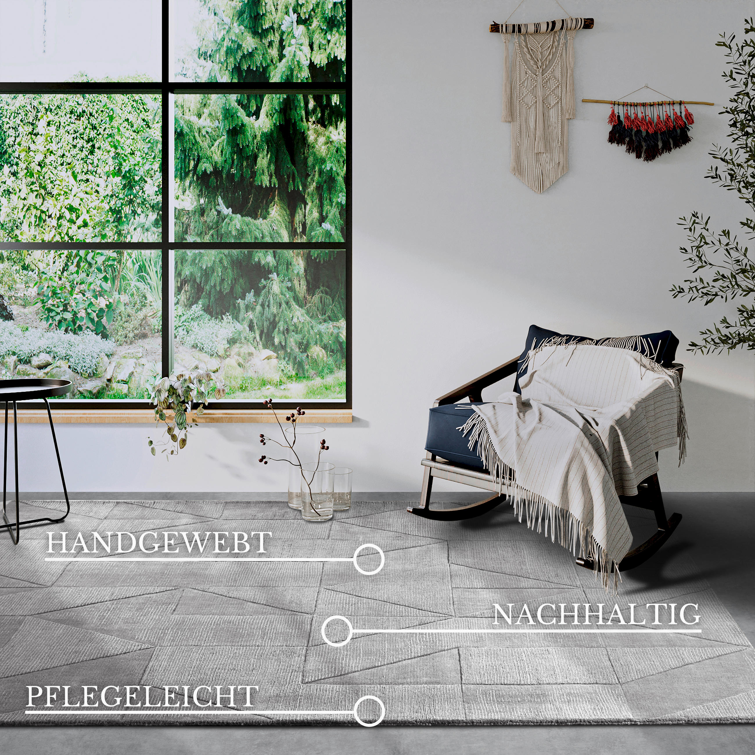 HANDWEBTEPPICH 120/170 cm Kollektion 1906 Grau  - Grau, Design, Textil (120/170cm) - Villeroy & Boch