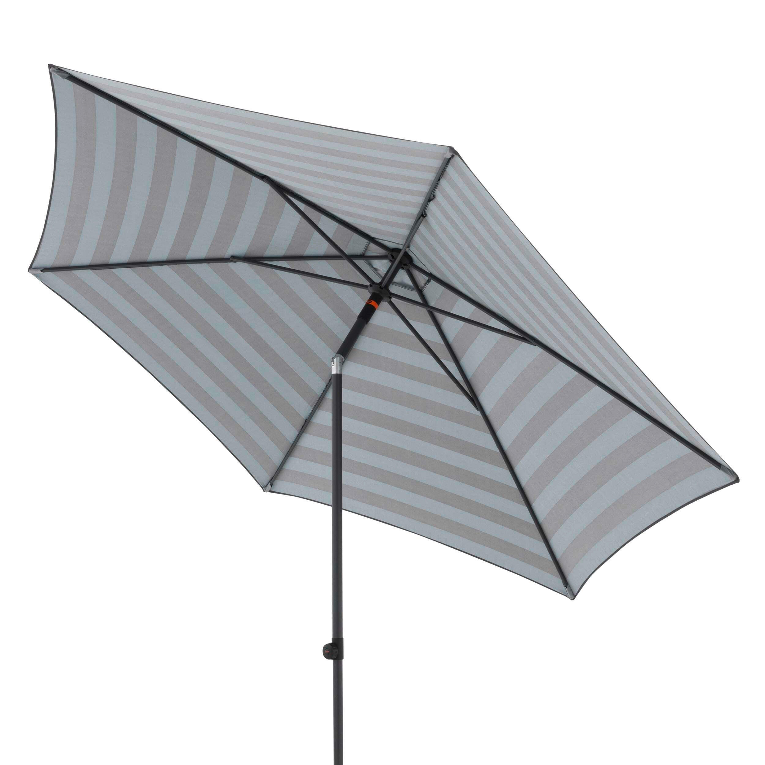 SONNENSCHIRM  300/300 cm  - Anthrazit/Grau, Basics, Textil/Metall (300/300cm) - Doppler